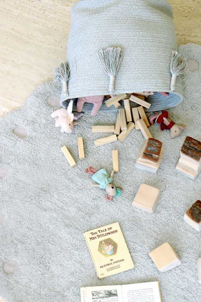 BASKET WOODY PEARL BLUE - Image 3