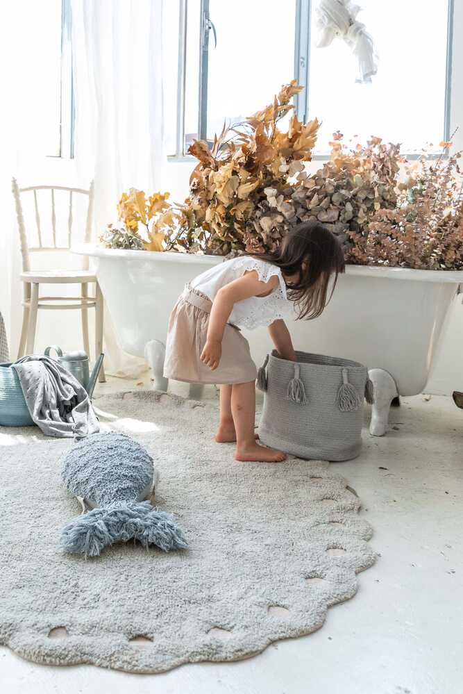 BASKET WOODY PEARL BLUE - Image 4