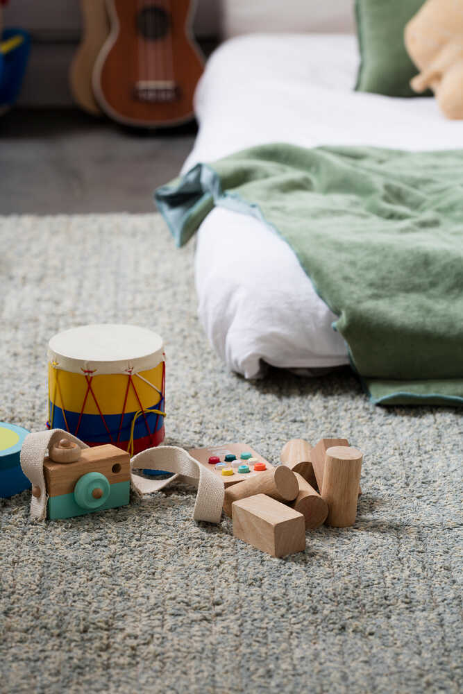 REVERSIBLE WASHABLE RUG TWIN VINTAGE BLUE - Image 8