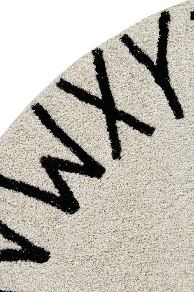 WASHABLE RUG ABC NATURAL BLACK - Image 8