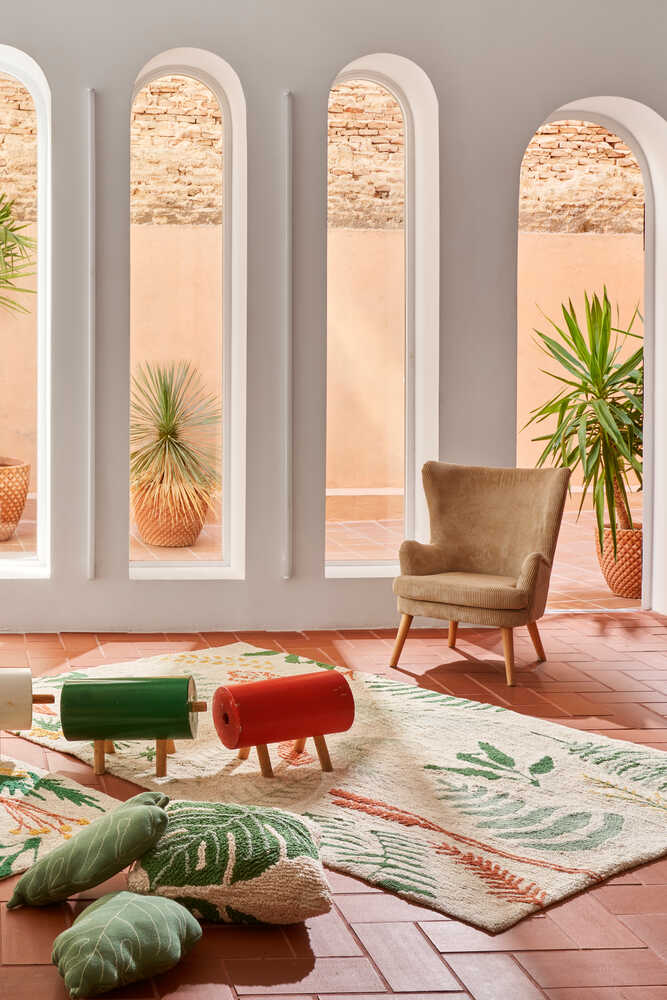 WASHABLE AREA RUG BOTANIC PLANTS - Image 5