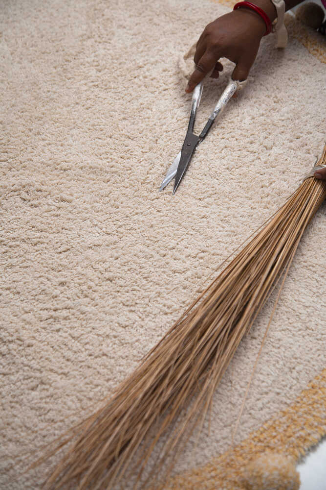 WASHABLE RUG BUBBLY NATURAL - HONEY - Image 6