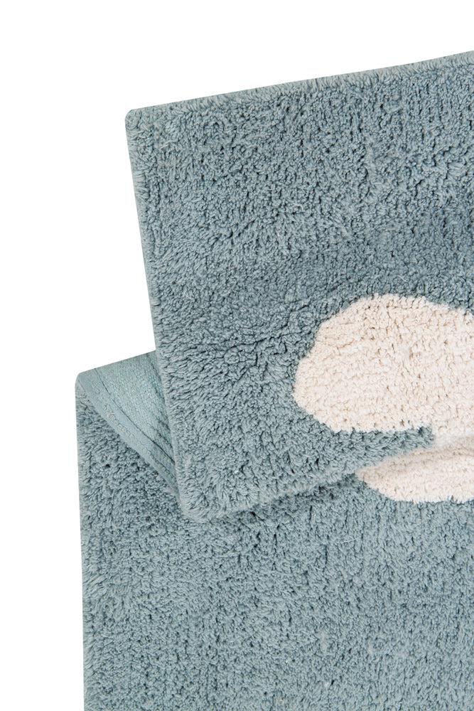 WASHABLE RUG CLOUDS VINTAGE BLUE - Image 4