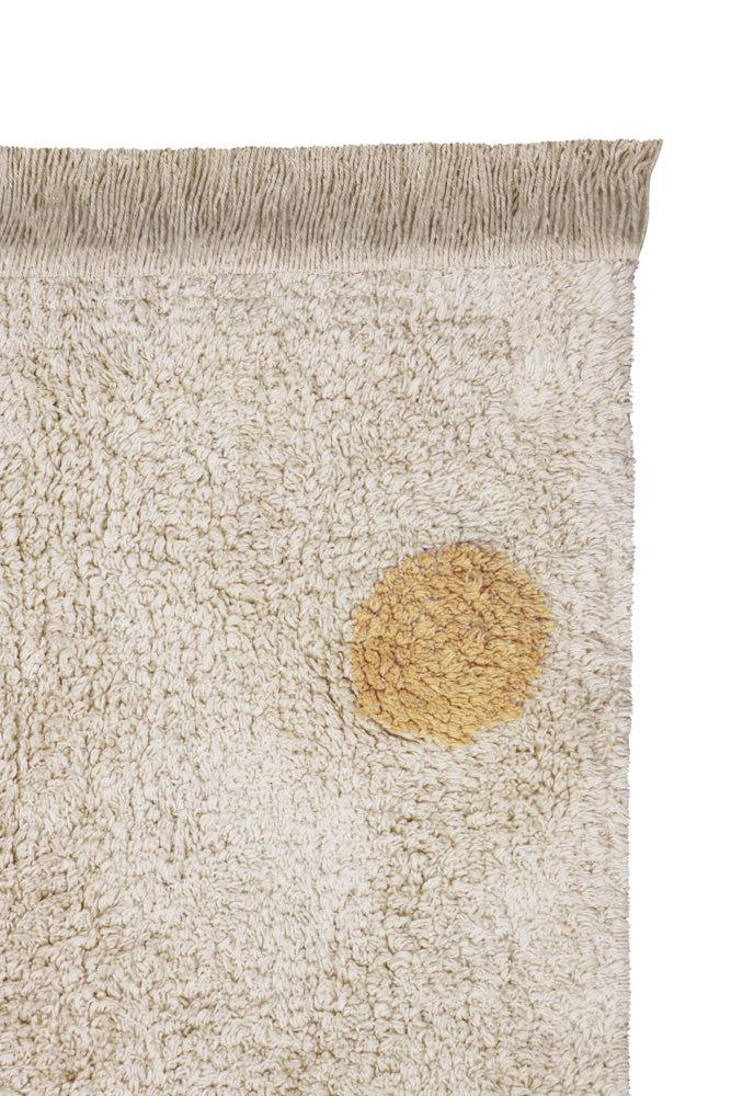 WASHABLE RUG HIPPY DOTS NATURAL - HONEY - Image 4