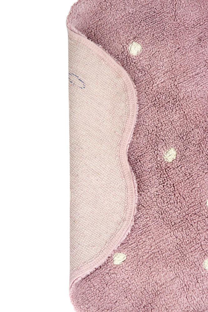 WASHABLE AREA RUG LITTLE BISCUIT PINK - Image 4