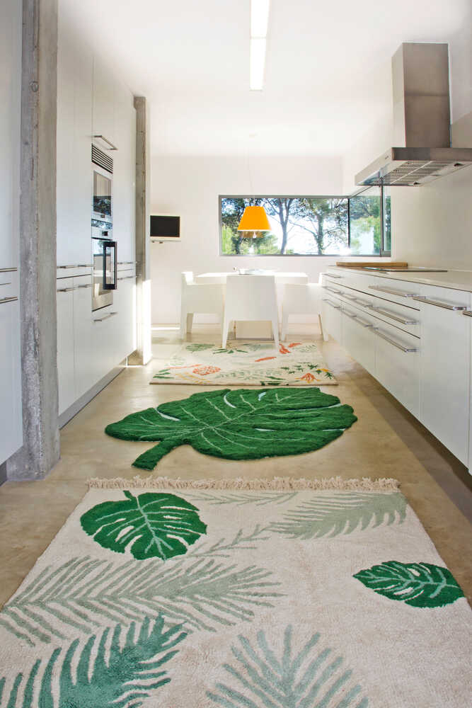 WASHABLE RUG MONSTERA LEAF - Image 4