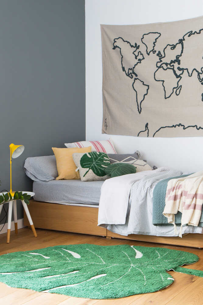 WASHABLE RUG MONSTERA LEAF - Image 5