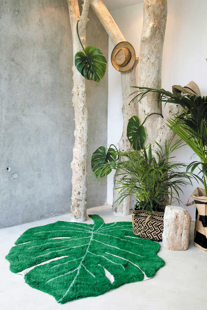 WASHABLE RUG MONSTERA LEAF - Image 6
