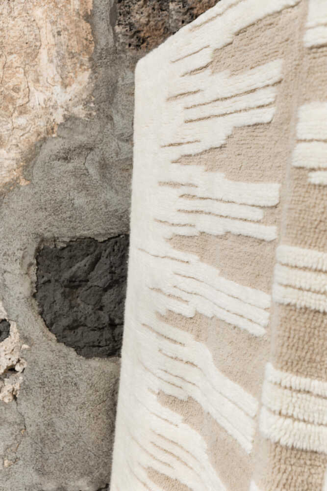 WOOL AREA RUG ZAGROS SANDSTONE - Image 3